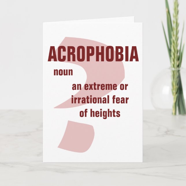 Climb Higher - Acrophobia? Card (Front)