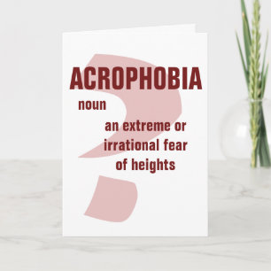 Climb Higher - Acrophobia? Card