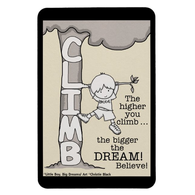 Climb Higher Magnet (Vertical)
