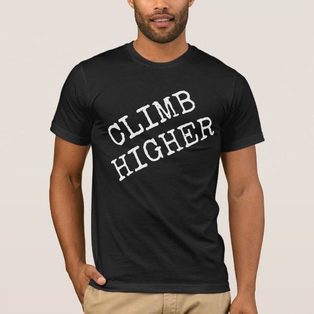 Climb Higher Men's T-Shirt (Front)