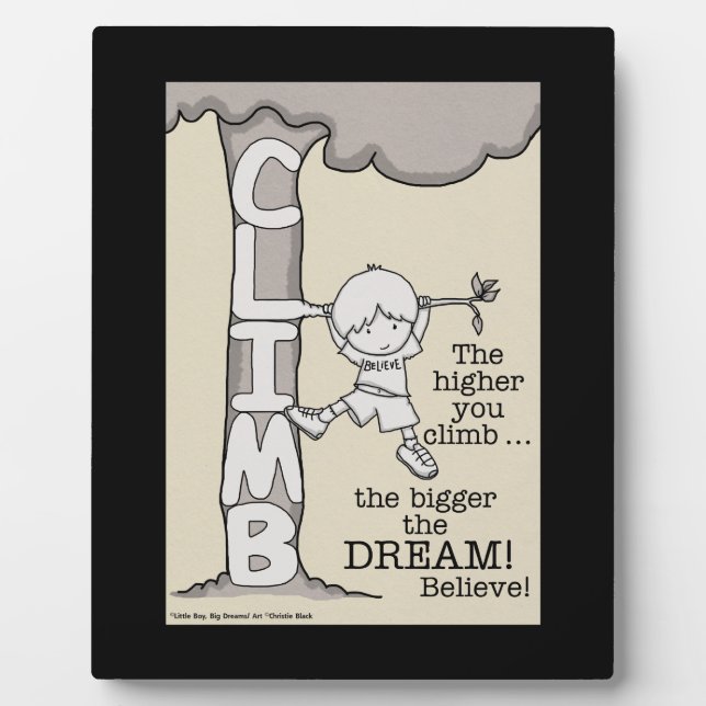 Climb Higher Plaque (Front)