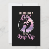 Climb Like Girl Mountain Climber Rock Climbing Lov