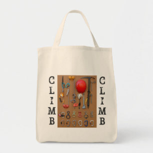 "Climb" Mountaineering Gear Tote Bag