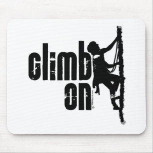 Climb On Mouse Pad