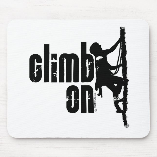 Climb On Mouse Pad (Front)