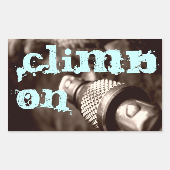 climb on sticker (Front)