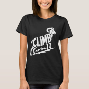 Climb - Rock Climbing And Bouldering Bighorn Ram W T-Shirt