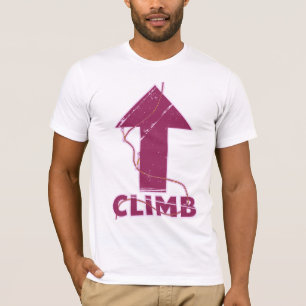 Climb rock climbing rope T-Shirt