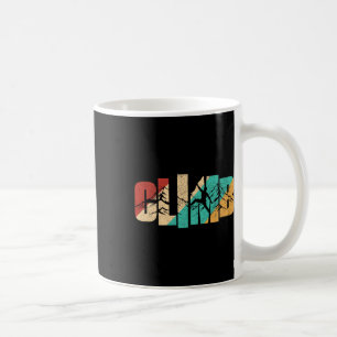 Climb Word Climbing For Men Climber Retro Vintage Coffee Mug
