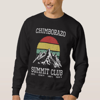 Climbed Chimborazo Summit Club Sun Hike Equador Hi Sweatshirt