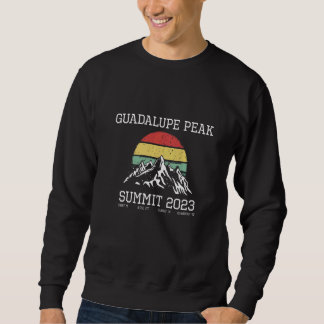 Climbed Guadalupe Peak Summit 2023 Hike Texas USA Sweatshirt