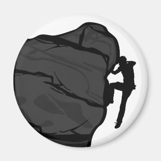 Climber Bouldering Magnet