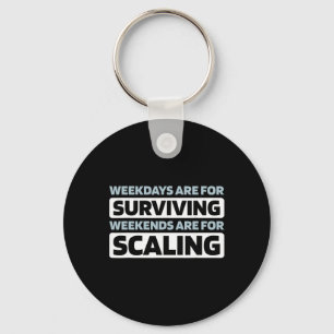 Climber Climb - Ice Climbing _2 Keychain