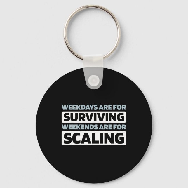Climber Climb - Ice Climbing _2  Keychain (Front)