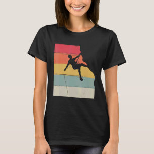 Climber Climbing Bouldering Free Speed Solo Vintag T-Shirt