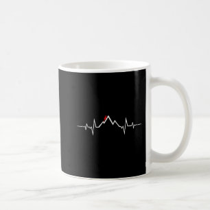 Climber Climbing Heartbeat  Coffee Mug