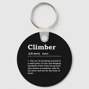 Climber Definition Noun Boulderin Rock Climber Mou Keychain