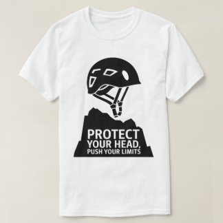 Climber Protection Helmet Design | Adventure Sport T-Shirt