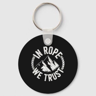 Climber Rope Mountain Climbing Gear Mountaineer Keychain