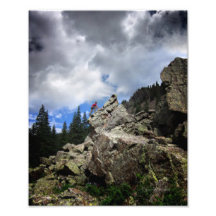 Climber - Weminuche Wilderness - Colorado Photo Print