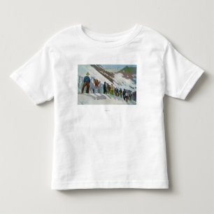 Climbers at Foot of Sperry Glacier Toddler T-shirt