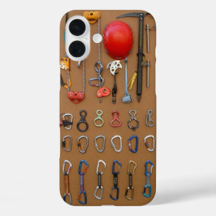 Climber's Equipment -- Mountain Climbing Gear iPhone 16 Plus Case
