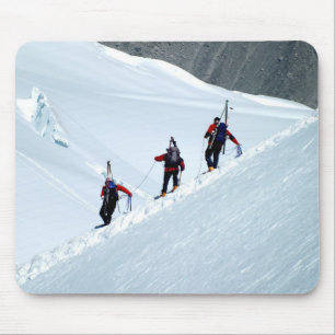 Climbers, Mont Blanc, France Mouse Pad