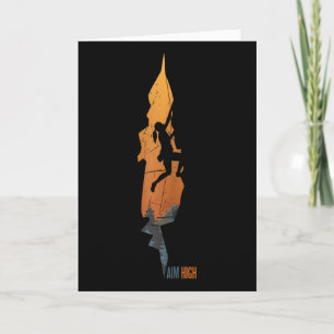 Climbing - Aim High Rock Climbing Bouldering Climb Card