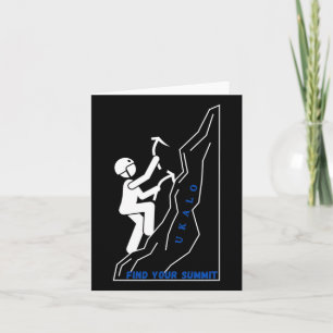 Climbing And Hiking Apparel Card