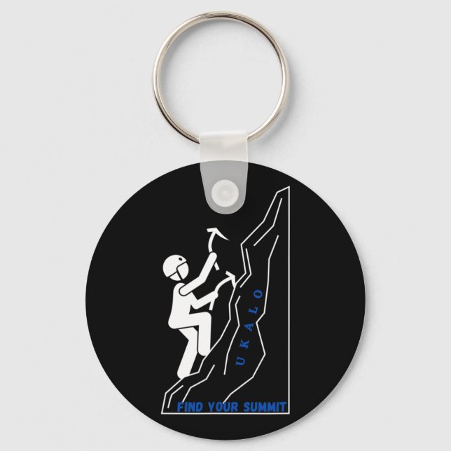 Climbing And Hiking Apparel  Keychain (Front)