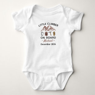 Climbing Baby Shower Little Climber on Board Climb Bodysuit