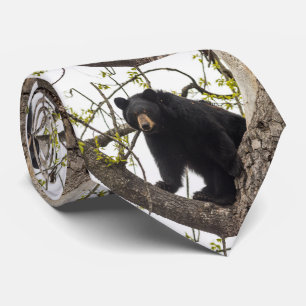 Climbing Black Bear Tie