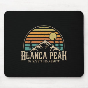 Climbing Blanca Peak Colorado Hiking Mountian Blan Mouse Pad