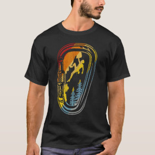 Climbing Boulder Mountains Carabiner Climbing Rock T-Shirt