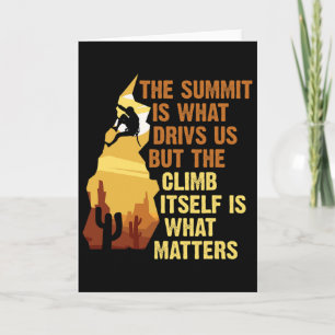 Climbing Bouldering Climber Mountain Climber Rock  Card
