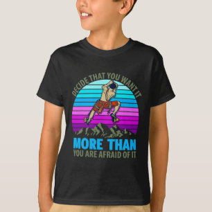 Climbing Bouldering Climber Mountain Climber Rock T-Shirt