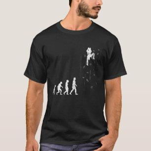 Climbing Bouldering Evolution Mountaineering Climb T-Shirt