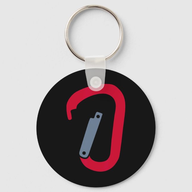 Climbing Carabiner  Keychain (Front)