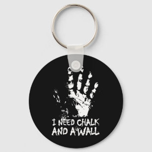 Climbing Chalk Boulder Wall Imprint Logo Keychain