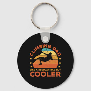 Climbing Dad Like A Regular Dad But Cooler Boulder Keychain