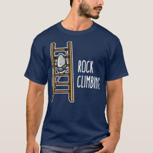 Climbing free climbing mountain carabiners climbin T-Shirt