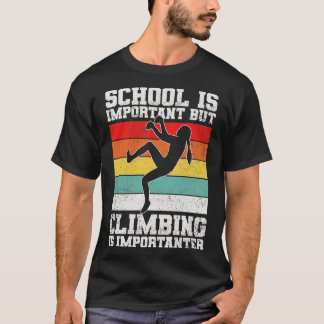Climbing Girl Climber Bouldering T-Shirt