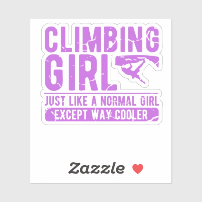 Climbing Girl Gift - Women's Rock Climber - Ladies (Sheet)