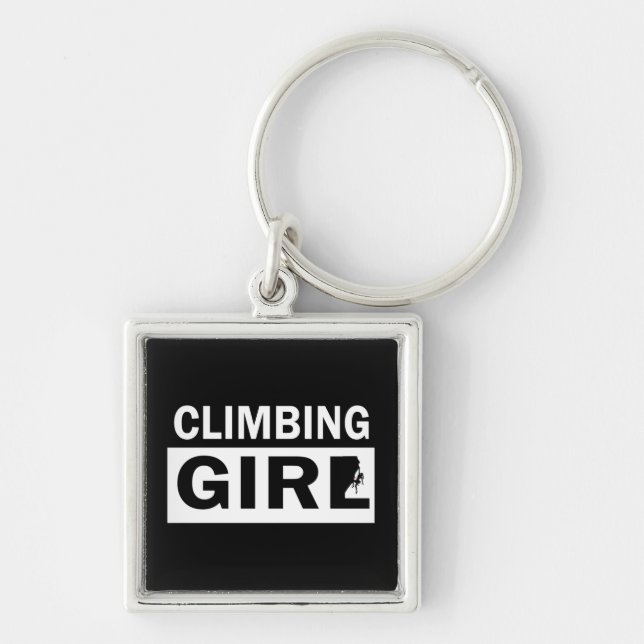 climbing girl keychain (Front)