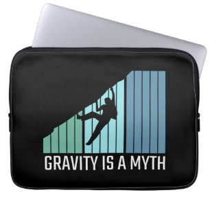Climbing - Gravity Is a Myth Laptop Sleeve
