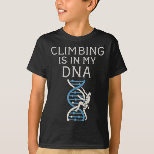 Climbing Is In My Dna Helix Graphic T-Shirt