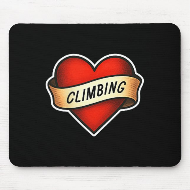 Climbing-lovers Climber  Mouse Pad (Front)