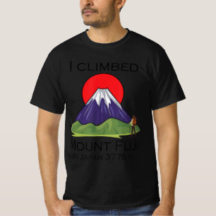 Climbing Mount Fuji  T-Shirt