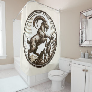 Climbing Mountain Goat Capricorn Birthday Zodiac