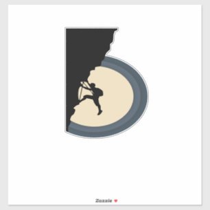 Climbing mountain man at night silhouette